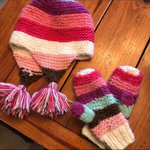 Osh Kosh Matching Hat and Mittens